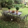 French Garden Table Arras Style Rustic 2200 X 1000