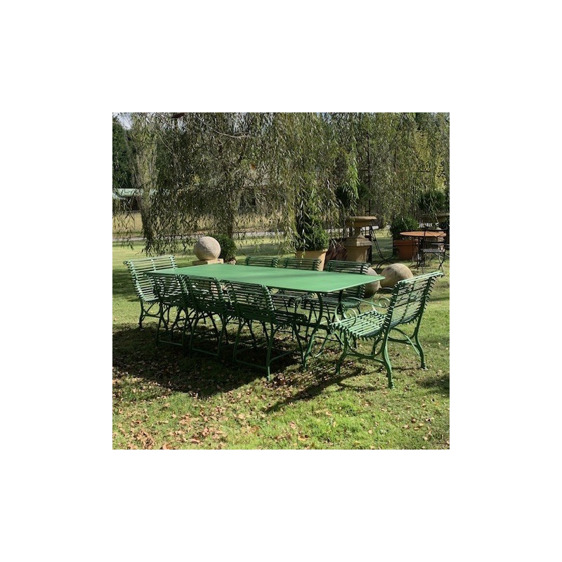French Garden Table Arras Style Rustic 2200 X 1000