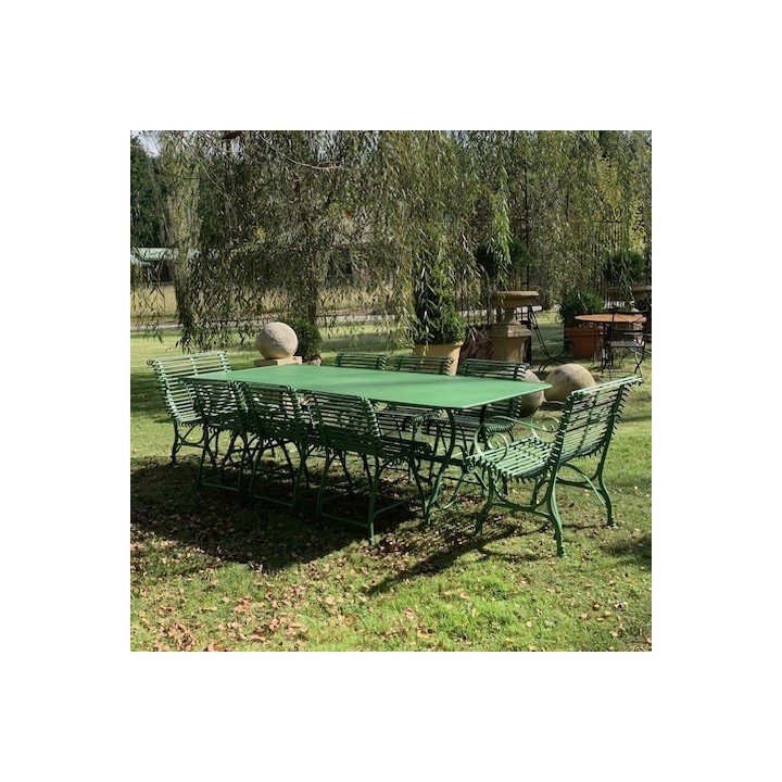 French Garden Table Arras Style Rustic 2200 X 1000
