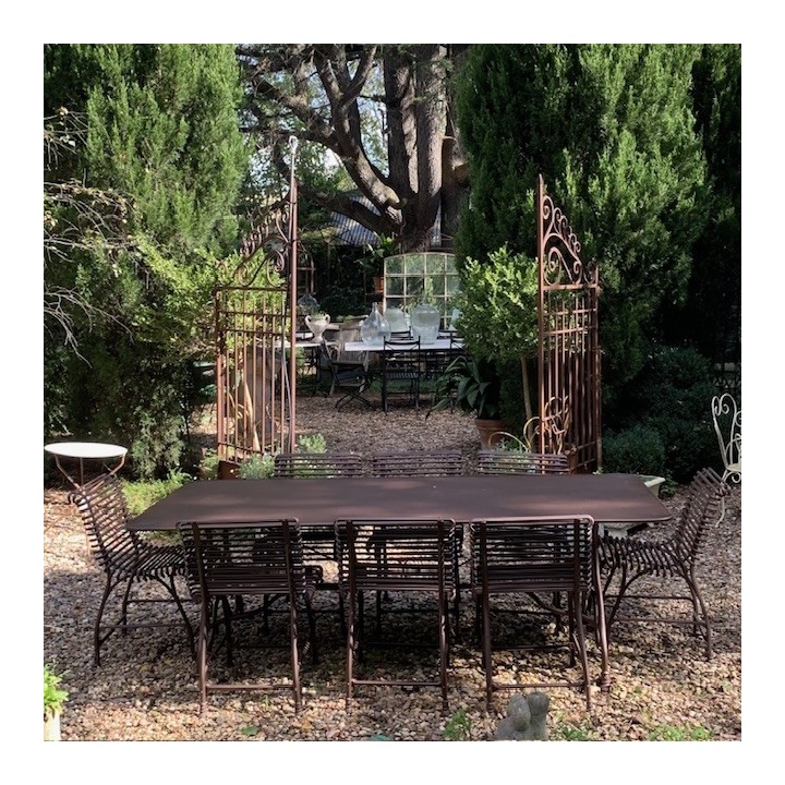 French Garden Table Arras Style Rustic 2200 X 1000