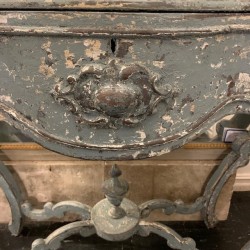 C19th French Louis XV Style Console with Painted Finish