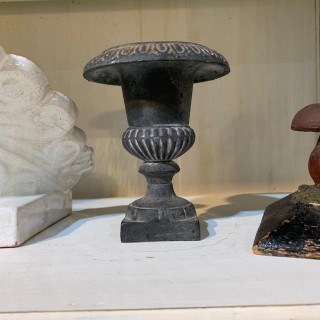 Small French Cast Iron Urn