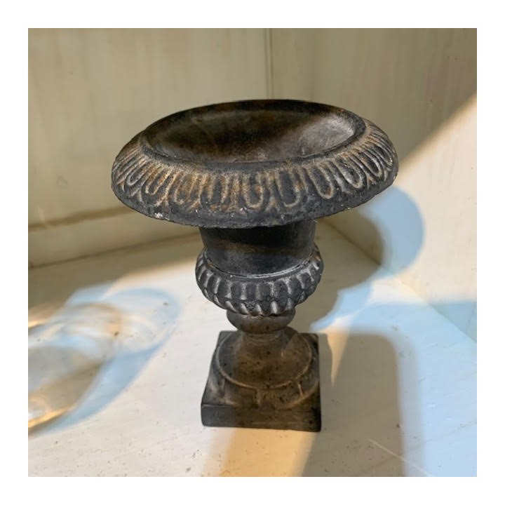 Small French Cast Iron Urn