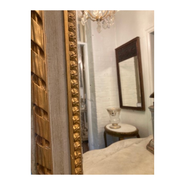 C19th French Louis XVI Style Trumeau Mirror 2200 X 1300