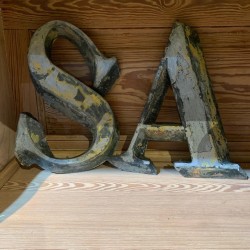 Early Zinc Letters S and A