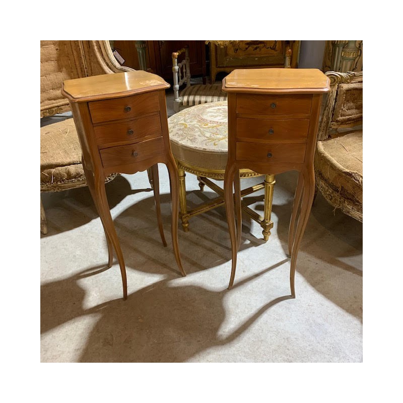 French Pair Vintage Side tables bedsides