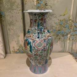 C1940 Pair of Chinoiserie Vase