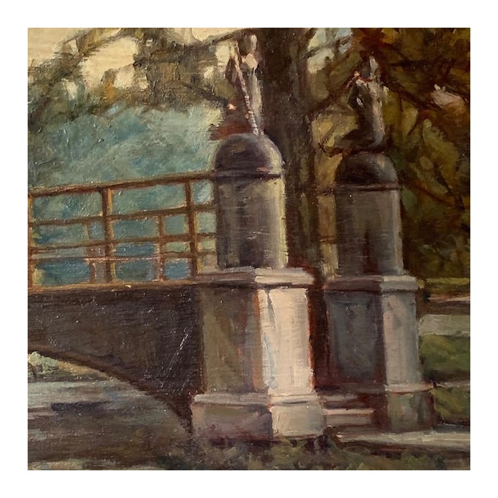 Vintage Oil on Board 720 x 660