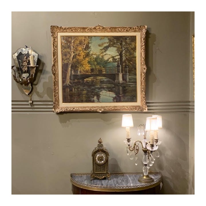 Vintage Oil on Board 720 x 660