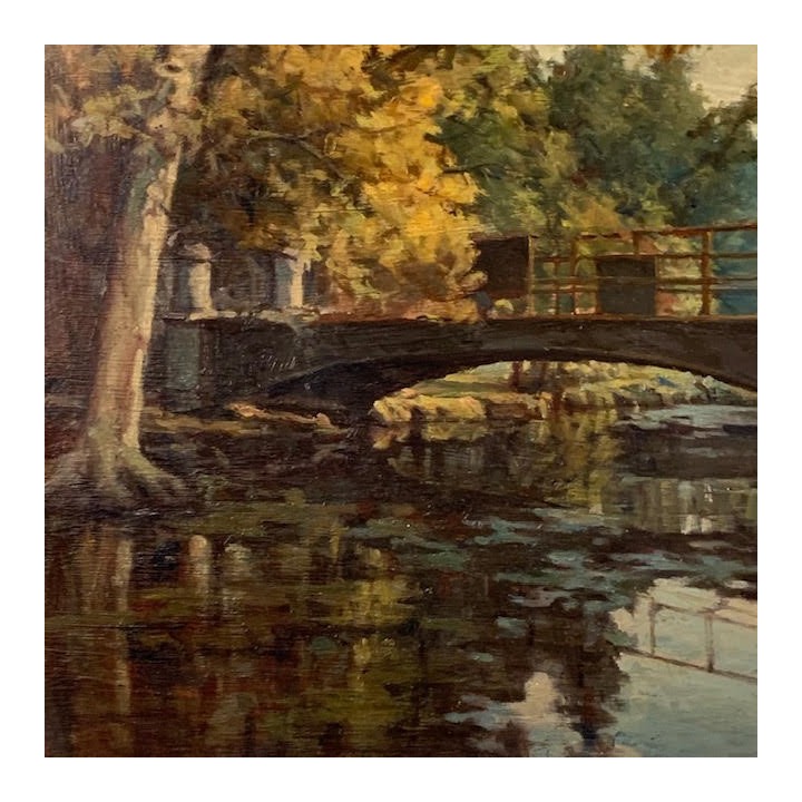 Vintage Oil on Board 720 x 660