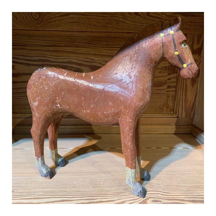 Antique Paper Maché Horse