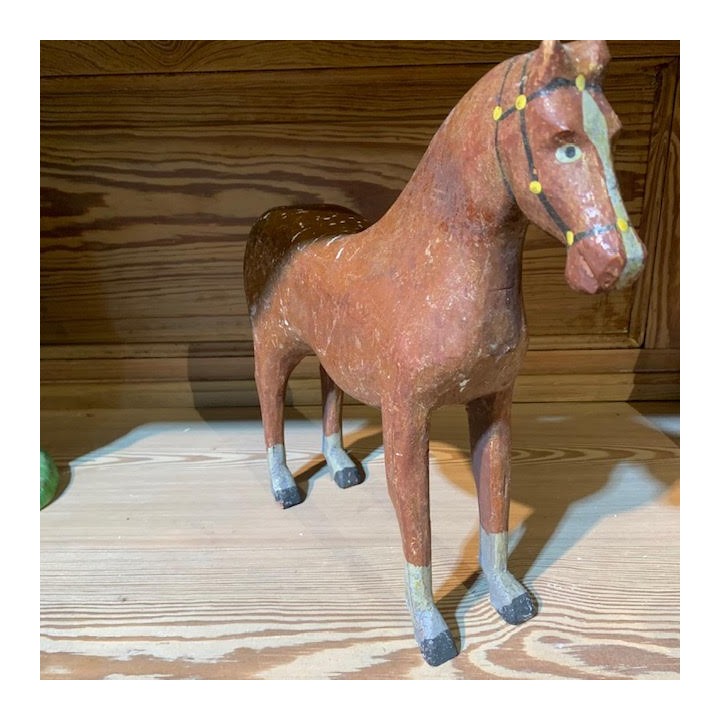 Antique Paper Maché Horse