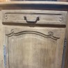 French Antique Washed Oak Louis XV Style Buffet Enfillade