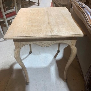 C19th Flemish Antique Washed Oak Table