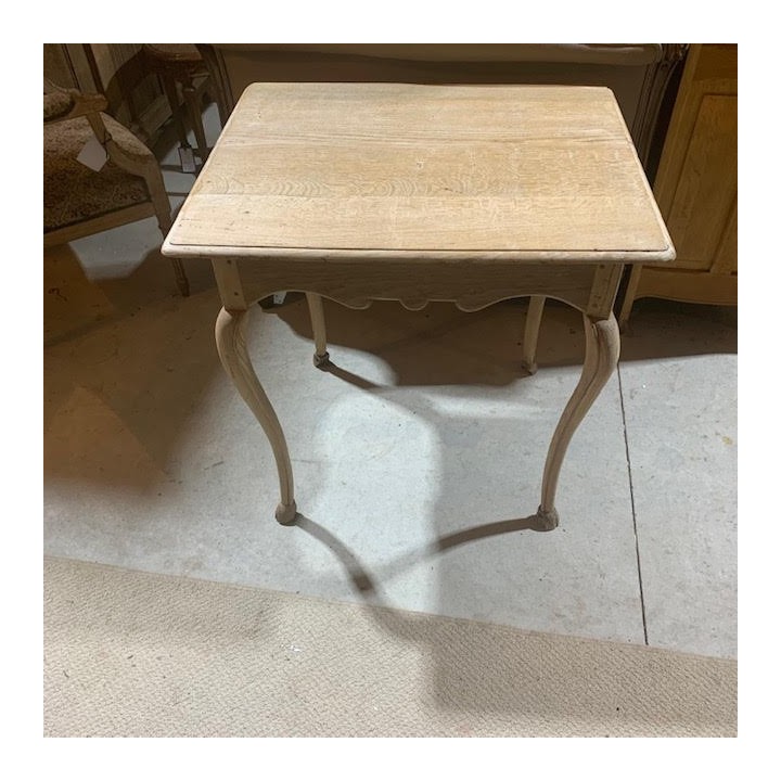 C19th Flemish Antique Washed Oak Table