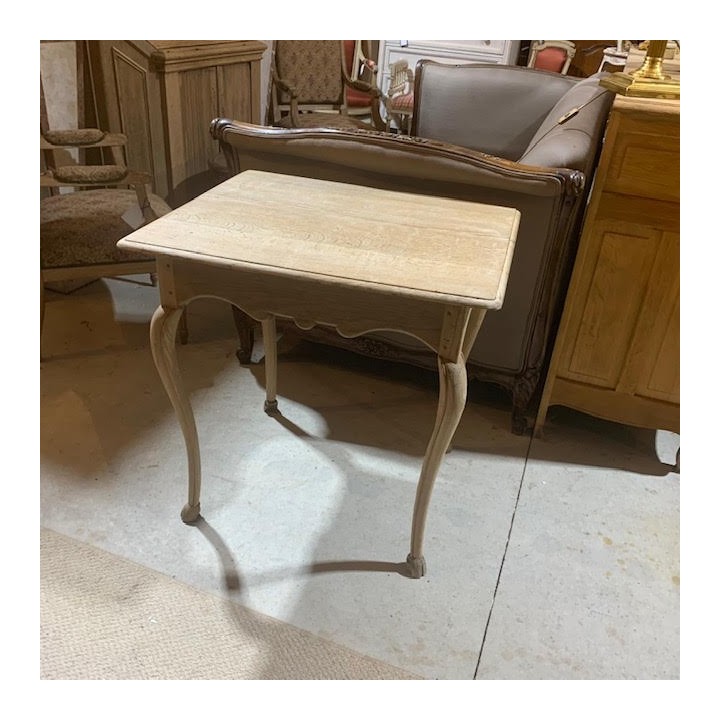 C19th Flemish Antique Washed Oak Table
