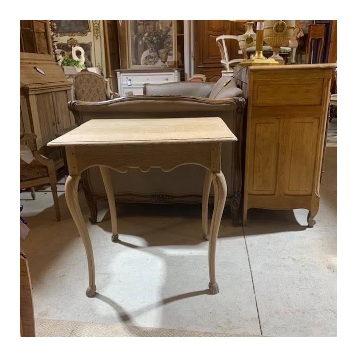 C19th Flemish Antique Washed Oak Table