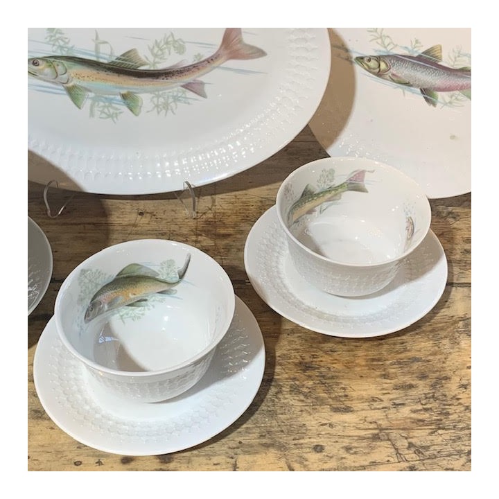 Vintage Set de Poisson
