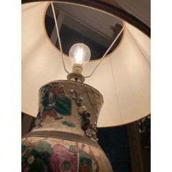 C1950 French Chinoiserie Table Lamp