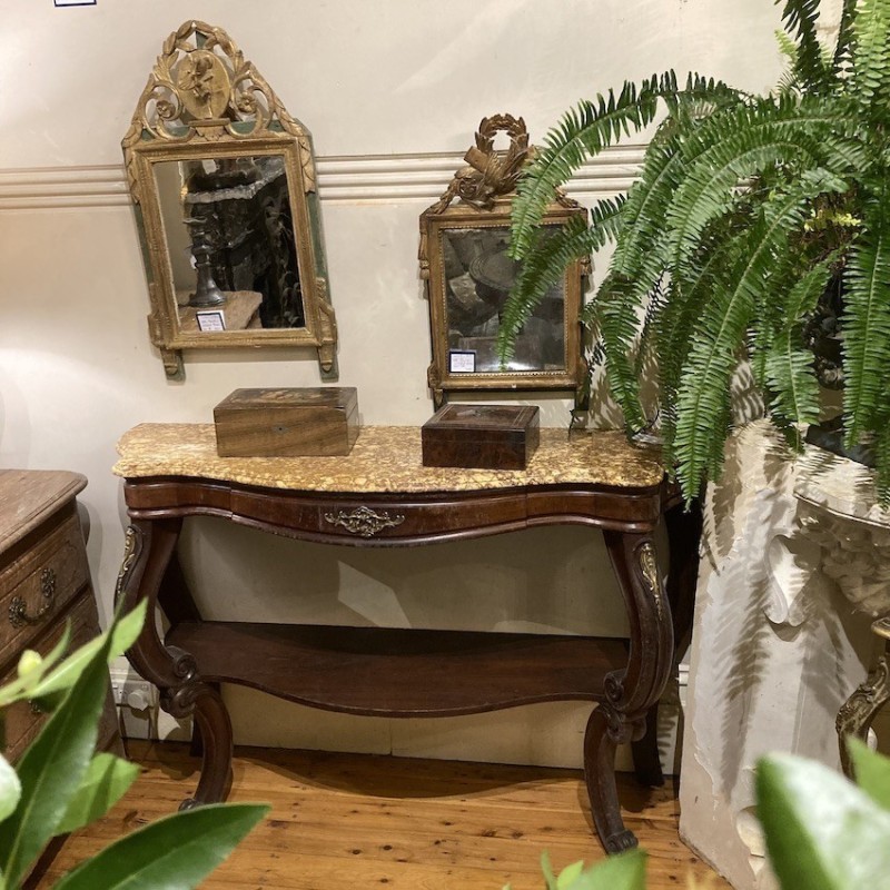 SOLD C19th Napoleon III C 1860 Mahogany Console