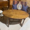 SOLD C18th Table Oval Poplar
