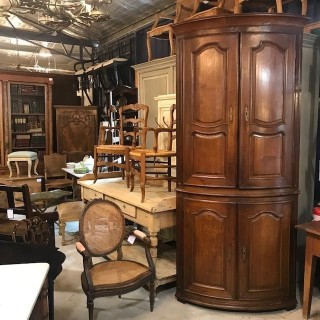C19th French Oak Louis XV Style Corner