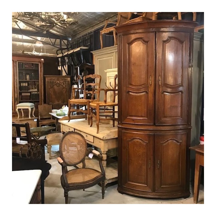 C19th French Oak Louis XV Style Corner