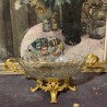 French Art Nouveau Crystal Coupe and Bronze Ormolu