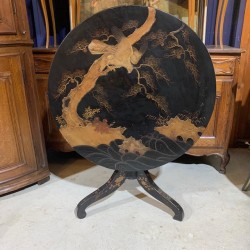 French Chinoiserie Circular Tilt top Table 900 X 750 h