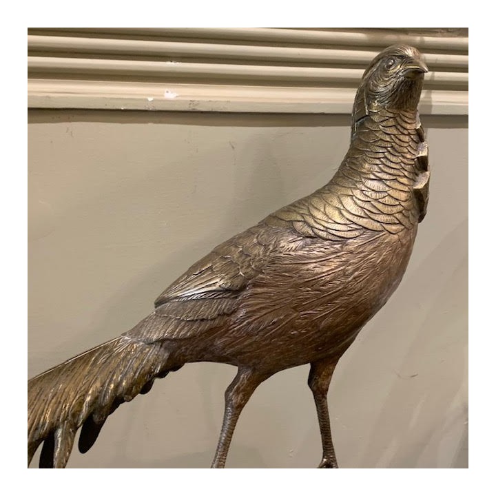 Large Bronze Doré Pheasant