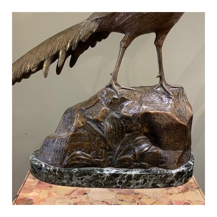Large Bronze Doré Pheasant