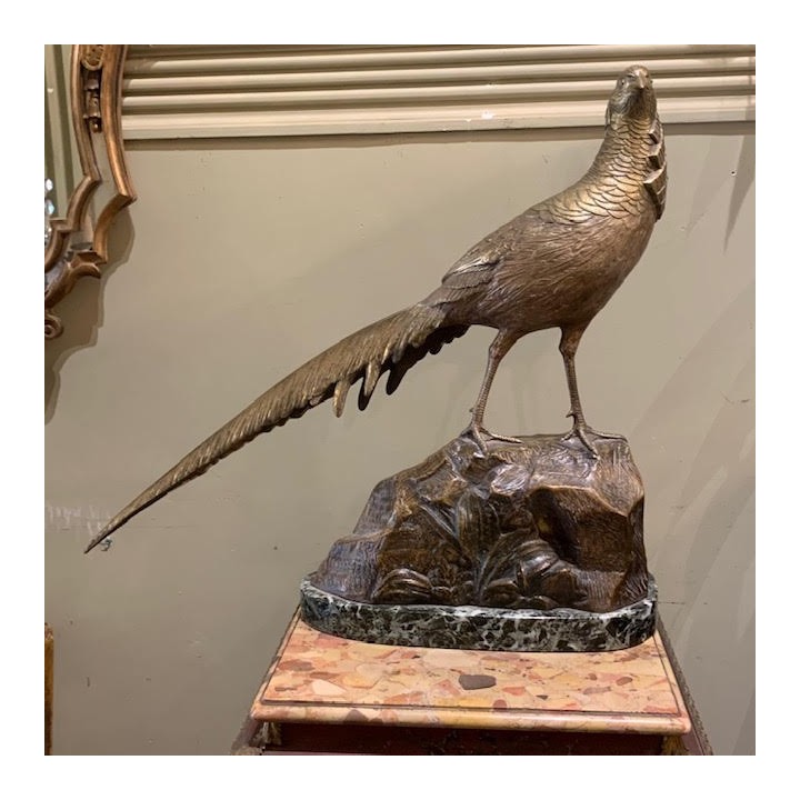 Large Bronze Doré Pheasant