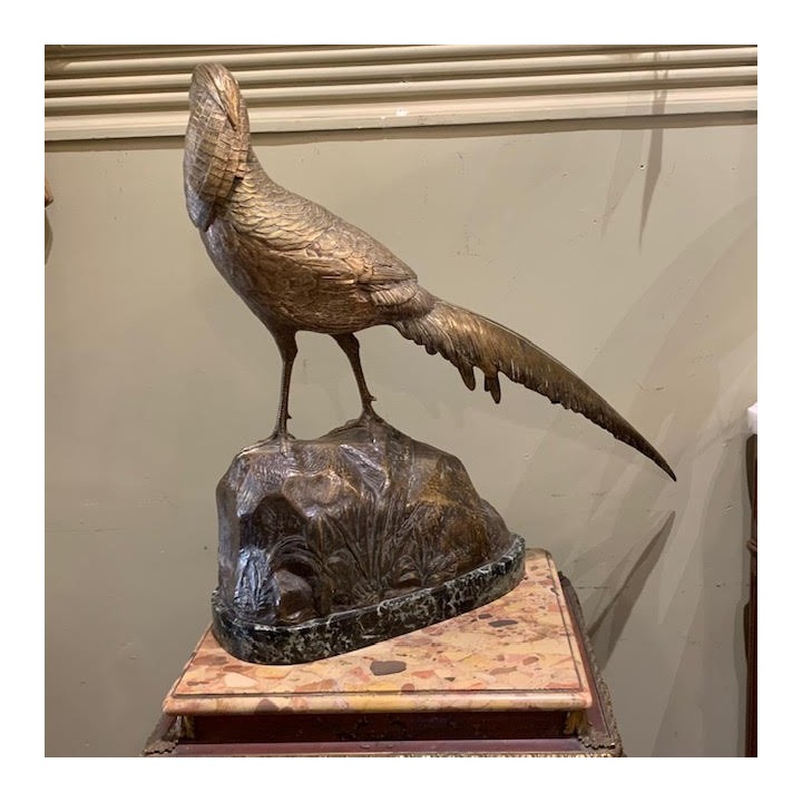 Large Bronze Doré Pheasant