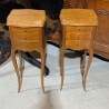 C1950 French Pair of Side Table Mahogany