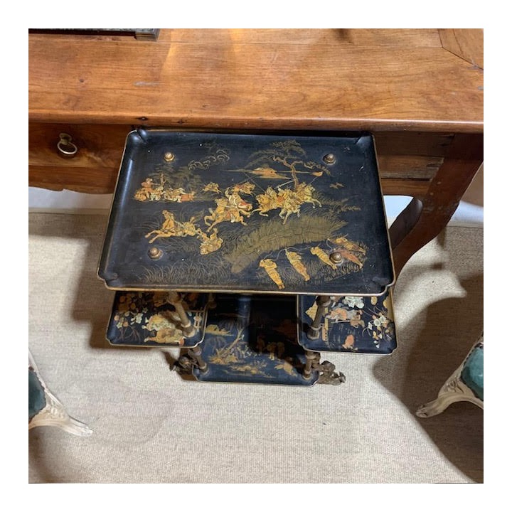 C1920 French Chinoiserie Table Whatnot