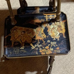 C1920 French Chinoiserie Table Whatnot