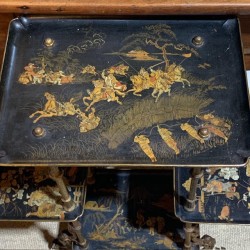 C1920 French Chinoiserie Table Whatnot