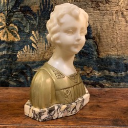 C1930's Italian Statue of a Young Lady