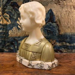 C1930's Italian Statue of a Young Lady