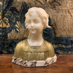 C1930's Italian Statue of a Young Lady