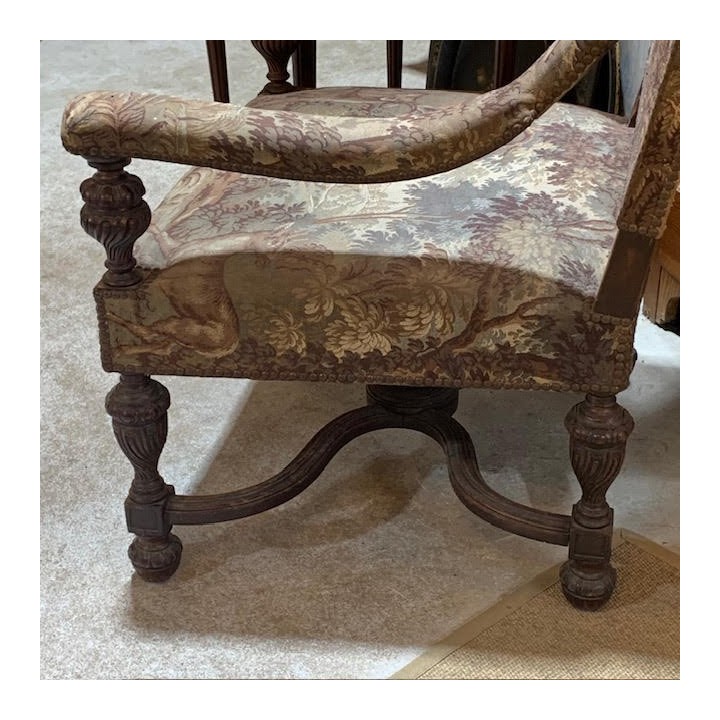 C19th French Charles X Armchair