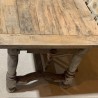 Antique French Rustic Faded Oak Table