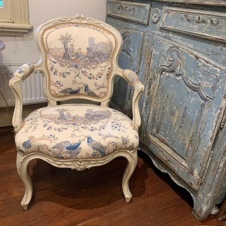 C18th Style French Fauteuil