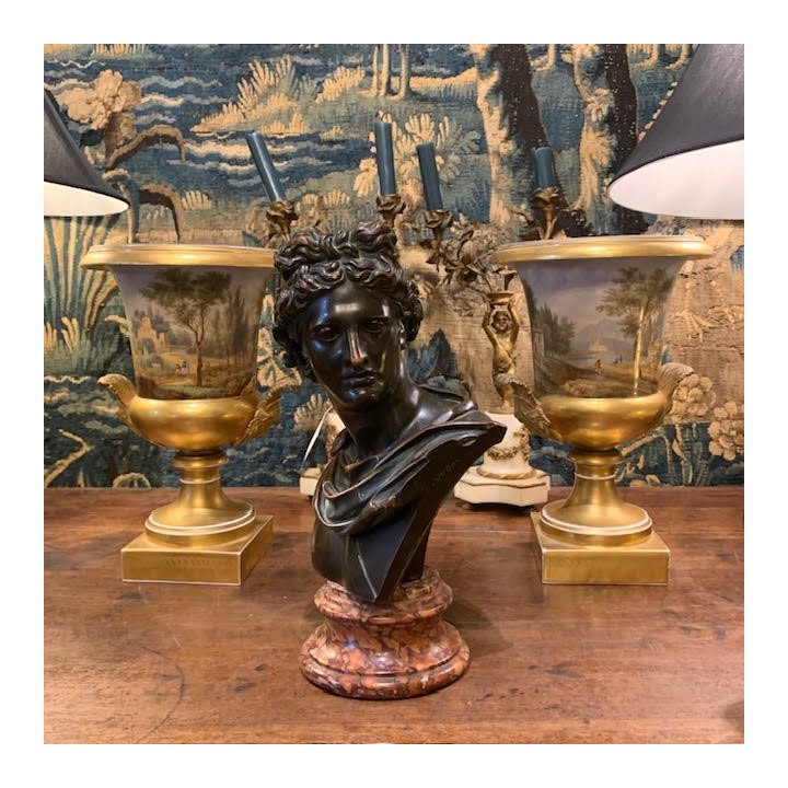 C19th French Bronze Bust