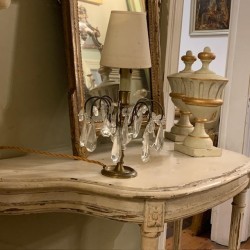 Antique French Painted Finish Console