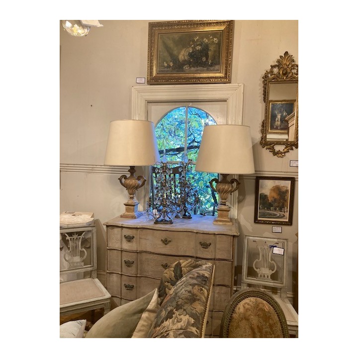 Vintage Large Pair of Tables Lamps