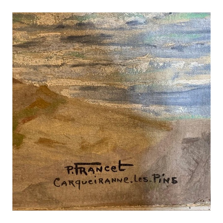 Vintage Oil on Canvas Landscape