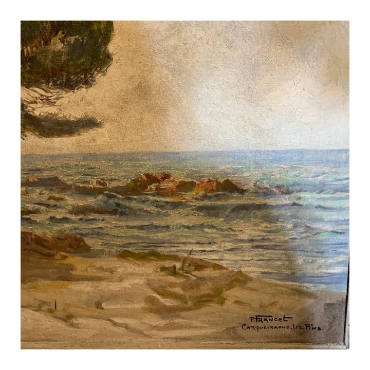 Vintage Oil on Canvas Landscape