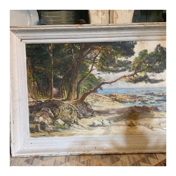 Vintage Oil on Canvas Landscape