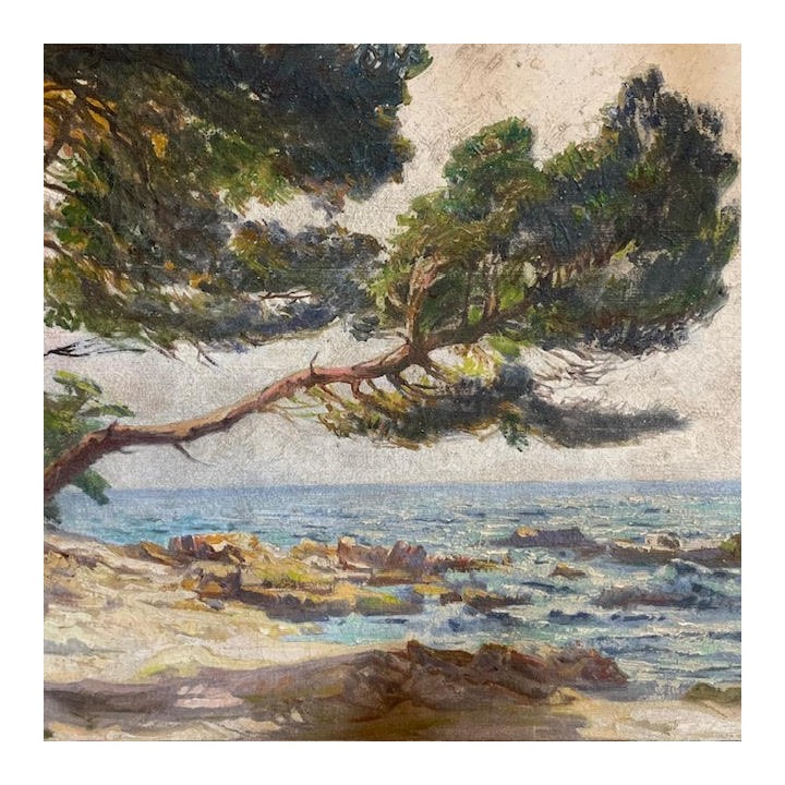 Vintage Oil on Canvas Landscape